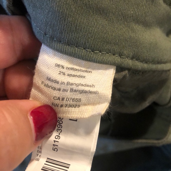 Girls Camo Denim Short tall overalls Large - Picture 5 of 6